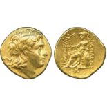 ANCIENT COINS, Greek, Kingdom of Thrace, Lysimachos (323-281 BC), Gold Stater, mint of Pella, struck