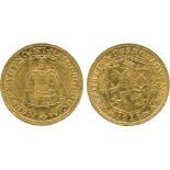 G WORLD COINS, Czechoslovakia, Republic, Gold Ducat, 1926, Kremnitz mint, St Wenceslas, rev arms (Fr