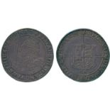BRITISH COINS, Elizabeth I, Silver Crown, seventh issue (1601-1602), crowned ornate bust left with