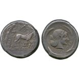 ANCIENT COINS, Greek, Sicily, Syracuse, Deinomenid Tyranny (485-466 BC), Silver Tetradrachm,