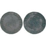 BRITISH COINS, James I (1603-1625), Silver Crown, first coinage (1603-1604), king on horseback right