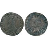 BRITISH COINS, Elizabeth I, Silver Shilling, sixth issue, crowned bust left, initial mark tun (