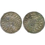 BRITISH COINS, Canute (1016-1035), Silver Penny, Short Cross type (1029-1035/6), Thetford mint,