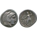 ANCIENT COINS, Greek, Kingdom of Macedon, Alexander III, The Great (336-323 BC), Silver Tetradrachm,