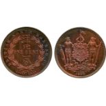 WORLD COINS, British North Borneo, Victoria (1837-1901), Bronze Cent, 1884 H, Heaton mint,