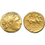 ANCIENT COINS, Greek, Kingdom of Macedon, Philip II (359-336 BC), Gold Stater, mint of Teos,