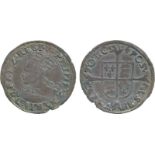 BRITISH COINS, Philip and Mary, Silver Groat, crowned bust of Queen left, initial mark lis both