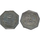 BRITISH COINS, Civil War Siege Coinage, Charles I, Obsidional Coinage, Pontefract besieged, Silver