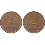 BRITISH 18th CENTURY TOKENS, Philip Astley, Copper Halfpenny, obv Mercury standing on the back of