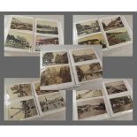 POSTCARDS.
A quantity of early 20th century topographical postcards in a modern album.  CONDITION