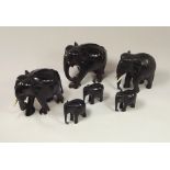 EBONY ELEPHANTS.