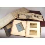 WWII PHOTO ALBUM, CUTTINGS SCRAPBOOKS ETC.
An album WWII Naval photographs & four albums