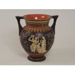 METTLACH.
A Mettlach vase, impressed stamp & numbered 1275. CONDITION REPORTS: Chip on foot rim,