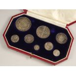 GEORGE V CORONATION SET. A cased set of silver George V 1911 Coronation coins. CONDITION REPORTS: