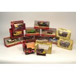 MATCHBOX MODELS OF YESTERYEAR.
13 boxed vans etc. Includes Arnotts Biscuits & Sunlight 'Siefe' Model