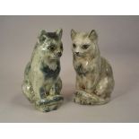 POTTERY CATS.