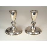 SILVER CANDLESTICKS.