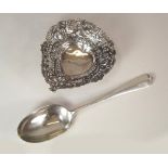 PIN TRAY & SPOON.