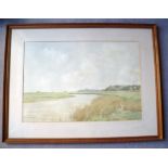 DC Towner [Donald Chisholm 1903-1985] watercolour of a river scene signed DC Towner & dated 1967,