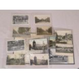 Collection of approx forty five early vintage postcards, the majority of local scenes including many
