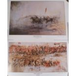 Ben Maile, two limited edition prints, pencil signed by the artist and numbered, of The Battle of