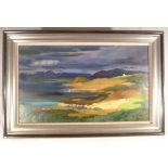 Nigel McIsaac [Scottish 1911-1995], oil on board of Sea Loch, Mull, signed and dated 1930, framed,