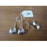 TWO PAIRS OF EARRINGS (INC SILVER)