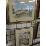2 FRAMED AND GLAZED WATERCOLOURS GEORGE IMPEY