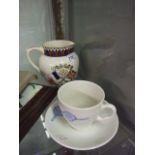 BRITISH LEGION WOMEN'S SECTION CUP AND SAUCER PLUS FRANCO-BRITISH 1908 EXHIBITION