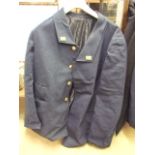 RAILWAY MAN'S JACKET (4 BUTTONS) WITH 2 LAPEL BADGES