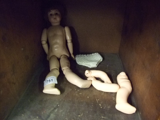 JOINTED DOLL AND DOLL PARTS