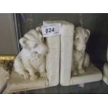 DOG BOOKENDS