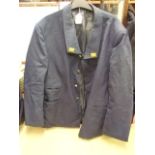 RAILWAY MANS JACKET WITH 2 LAPEL BADGES AND 4 BUTTONS