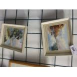 2 SMALL FRAMED AND GLAZED WATERCOLOURS - RIVER SCENES
