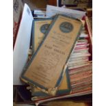 BOX OF ORDNANCE SURVEY MAPS