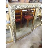 RECTANGULAR GILT FRAMED MIRROR