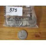 23 PRE 1948 SHILLING PIECES