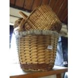 4 WICKER BASKETS