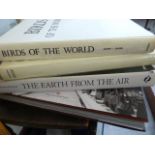 4 BOOKS- PANORAMAS OF LOST LONDON, THE EARTH FROM THE AIR, BIRDS OF THE WORLD AND CHEMISTRY LOOKS