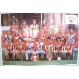 A 1986 Liverpool Football Club poster, T