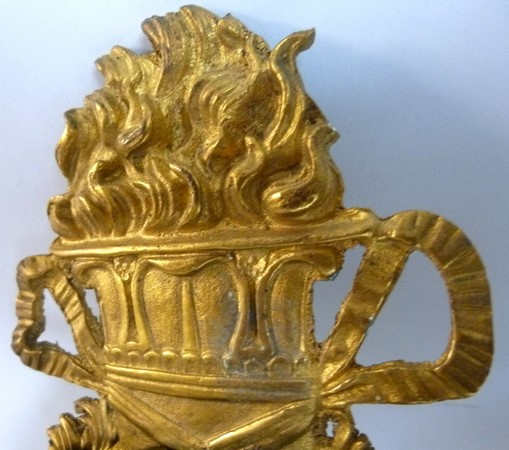 A pair of French gilded sconces, bronze - Image 5 of 5
