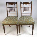 A pair of early Edwardian occasional din