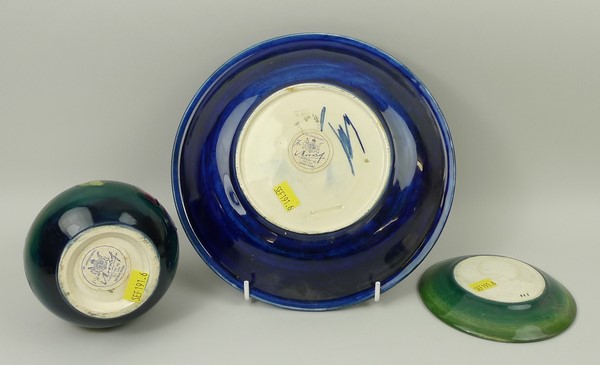 A Moorcroft pottery dish decorated in th - Image 2 of 2