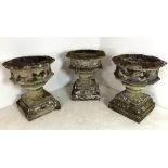 A set of three Ecclesiastical style reco