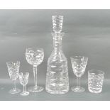 A part set of Waterford Crystal decorate