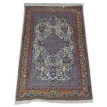 A Hamadan rug, the lattice flower centra