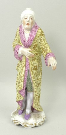 A Samson porcelain figure modelled as Ar