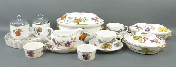 A group of Royal Worcester porcelain tab - Image 2 of 2