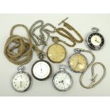 A group of assorted pocket watches, comp
