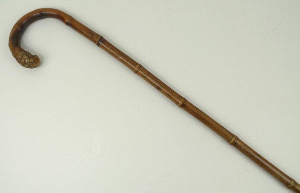 A 19th century bamboo sword stick, with